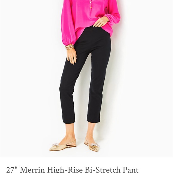Lilly Pulitzer Merrin High Rise Bi-Stretch Pants - Picture 3 of 4